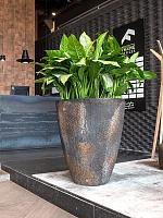 Кашпо Oyster oscar xl imperial brown D72 H105 см