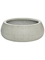 Кашпо Ridged vertically eileen xl cement D36 H14 см