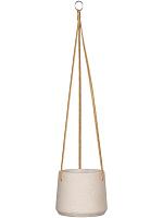 Кашпо подвесное Rough patt (hanging) l grey washed D20 H17 см