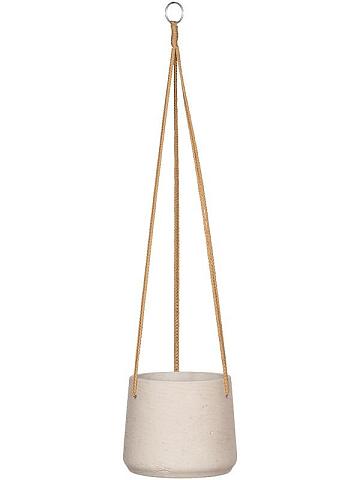 Кашпо подвесное Rough patt (hanging) l grey washed