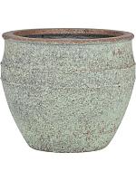 Кашпо Mediterranean athena m, rustic green D40.5 H33 см