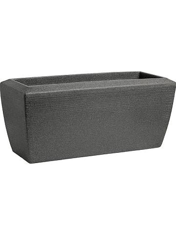 Кашпо Capi arc granite planter rectangle anthracite Кашпо Capi arc granite planter rectangle anthracite