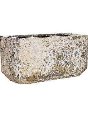 Кашпо Baq atlas rounded rectangle white Кашпо Baq atlas rounded rectangle white