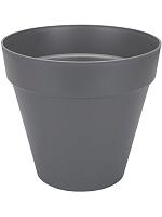 Кашпо Loft urban round anthracite D25 H22 см Кашпо Loft urban round anthracite D25 H22 см
