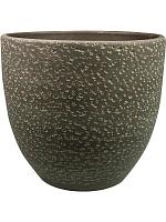 Кашпо Rinca pot shiny green D36 H32 см