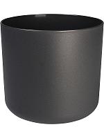 Кашпо B.for soft round anthracite D22 H20 см