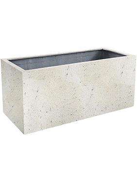Кашпо Grigio box antique white