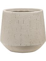 Кашпо Baq raindrop darcy beige D30 H26 см