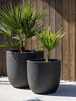 Кашпо Capi urban smooth nl planter ball black D43 H41 см