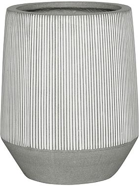 Кашпо Ridged harith high s, white stripe Кашпо Ridged harith high s, white stripe