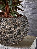 Кашпо Baq luxe lite universe moon globe bronze D33 H24 см Кашпо Baq luxe lite universe moon globe bronze D33 H24 см