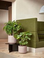 Кашпо Baq terrazzo cylinder mocha D37 H32 см