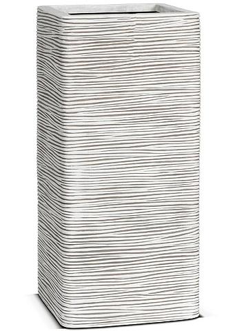 Кашпо Capi nature rib planter square ivory