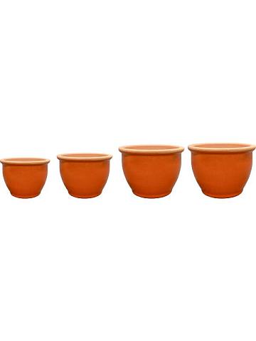 Кашпо Tiny pot orange (набор 4 шт) Кашпо Tiny pot orange (набор 4 шт)
