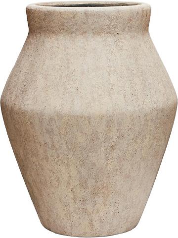 Кашпо Mineral fleuri high l travertine beige Кашпо Mineral fleuri high l travertine beige