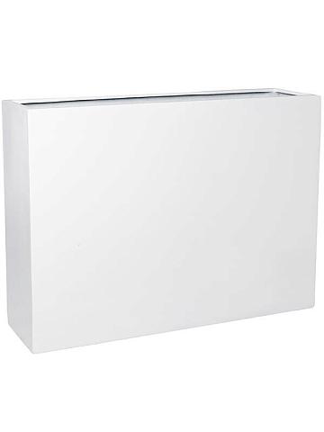 Кашпо Fiberstone jort slim l glossy white Кашпо Fiberstone jort slim l glossy white