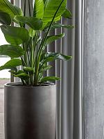 Кашпо Baq gradient partner matt coffee (с техническим горшком) D40 H95 см