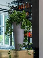 Кашпо Refined dax l clouded grey D37 H80 см