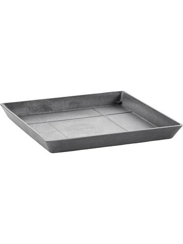 Поддон Ecopots square 30 grey Поддон Ecopots square 30 grey