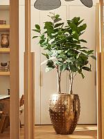 Кашпо Laos emperor gold D44 H55 см