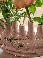 Ваза Alfie vase sorbet L34 W13 H19 см