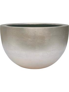 Кашпо Baq metallic silver leaf bowl matt light champagne Кашпо Baq metallic silver leaf bowl matt light champagne