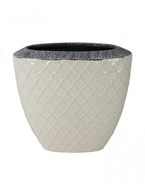 Кашпо Indoor pottery planter trento white Кашпо Indoor pottery planter trento white