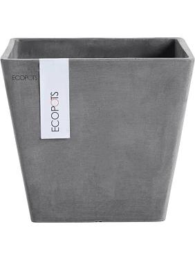 Кашпо Ecopots rotterdam 20 grey Кашпо Ecopots rotterdam 20 grey