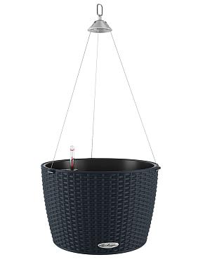 Кашпо подвесное Lechuza Nido Cottage 35 черный