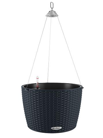 Кашпо подвесное Lechuza Nido Cottage 35 черный