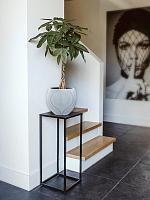 Кашпо Capi nature groove vase ball ivory D22 H18 см