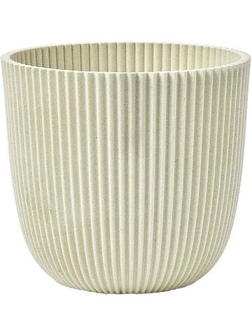 Кашпо Capi nature groove made with planter ball sawdust beige Кашпо Capi nature groove made with planter ball sawdust beige