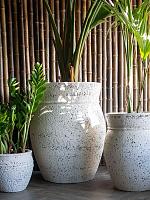 Кашпо Mediterranean apollo l chalk white D55 H68 см