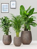 Кашпо Baq opus hit darcy gold (с техническим горшком) D45 H48 см