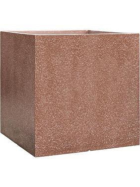 Кашпо Baq terrazzo cube mocha Кашпо Baq terrazzo cube mocha