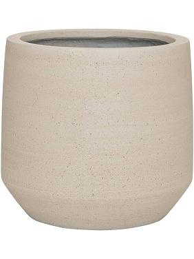 Кашпо Cement & stone harith l beige washed Кашпо Cement & stone harith l beige washed