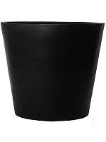 Кашпо Fiberstone jumbo bucket l black D112 H97 см