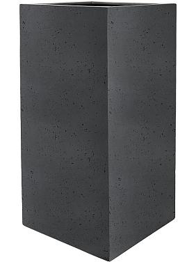 Кашпо Grigio high cube anthracite