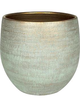 Кашпо Ryan pot shiny blue Кашпо Ryan pot shiny blue