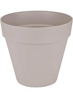 Кашпо Loft urban round with wheels warm grey D39 H35 см Кашпо Loft urban round with wheels warm grey D39 H35 см