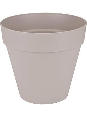 Кашпо Loft urban round with wheels warm grey