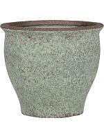 Кашпо Mediterranean poseidon m, rustic green D52 H47 см
