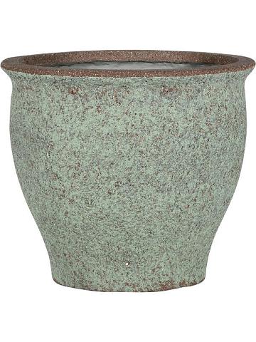 Кашпо Mediterranean poseidon l, rustic green