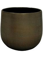 Кашпо Esra pot shiny green D18 H16 см