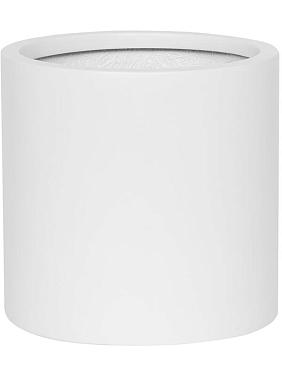 Кашпо Fiberstone puk m matt white Кашпо Fiberstone puk m matt white