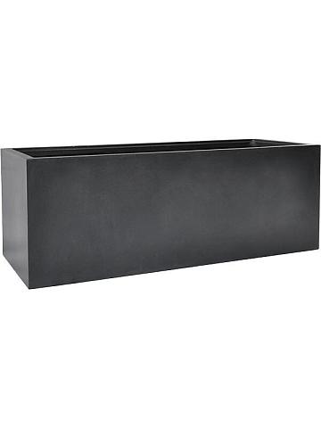 Кашпо Baq basic rectangle dark grey (mit einsatz)