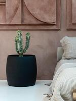 Кашпо Grigio modern pot anthracite D44 H44 см