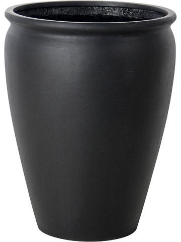 Кашпо Natural artemis l, black