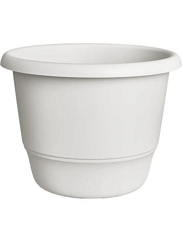 Кашпо Amiga round silky white