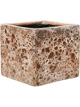 Кашпо Baq lava cube relic pink (glazed inside) Кашпо Baq lava cube relic pink (glazed inside)